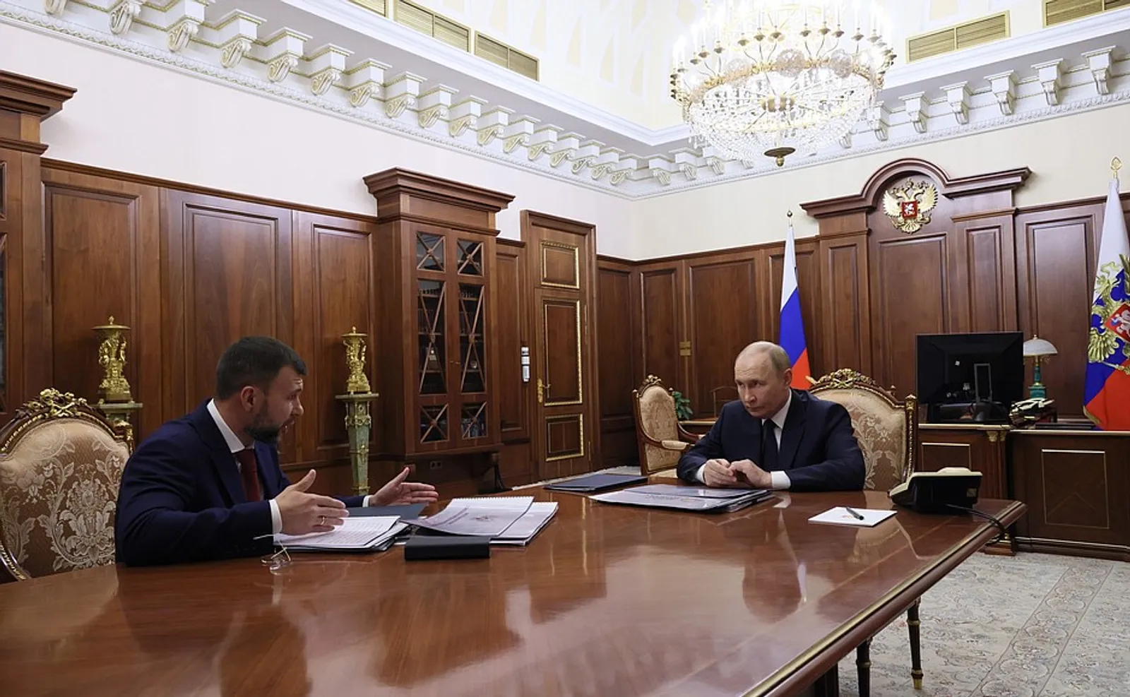 Встреча с главой Донецкой Народной Республики Денисом Пушилиным