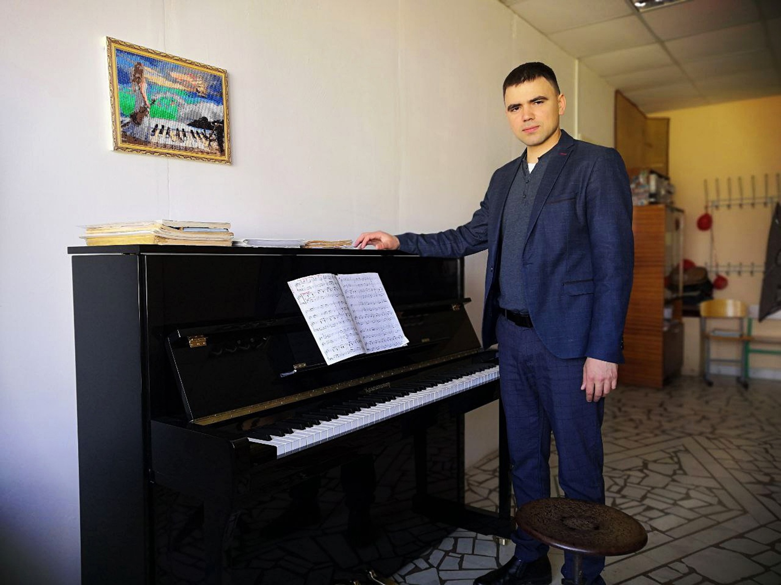 Детская музыкальная школа с. Кушнаренково оснащается музыкальными инструментами