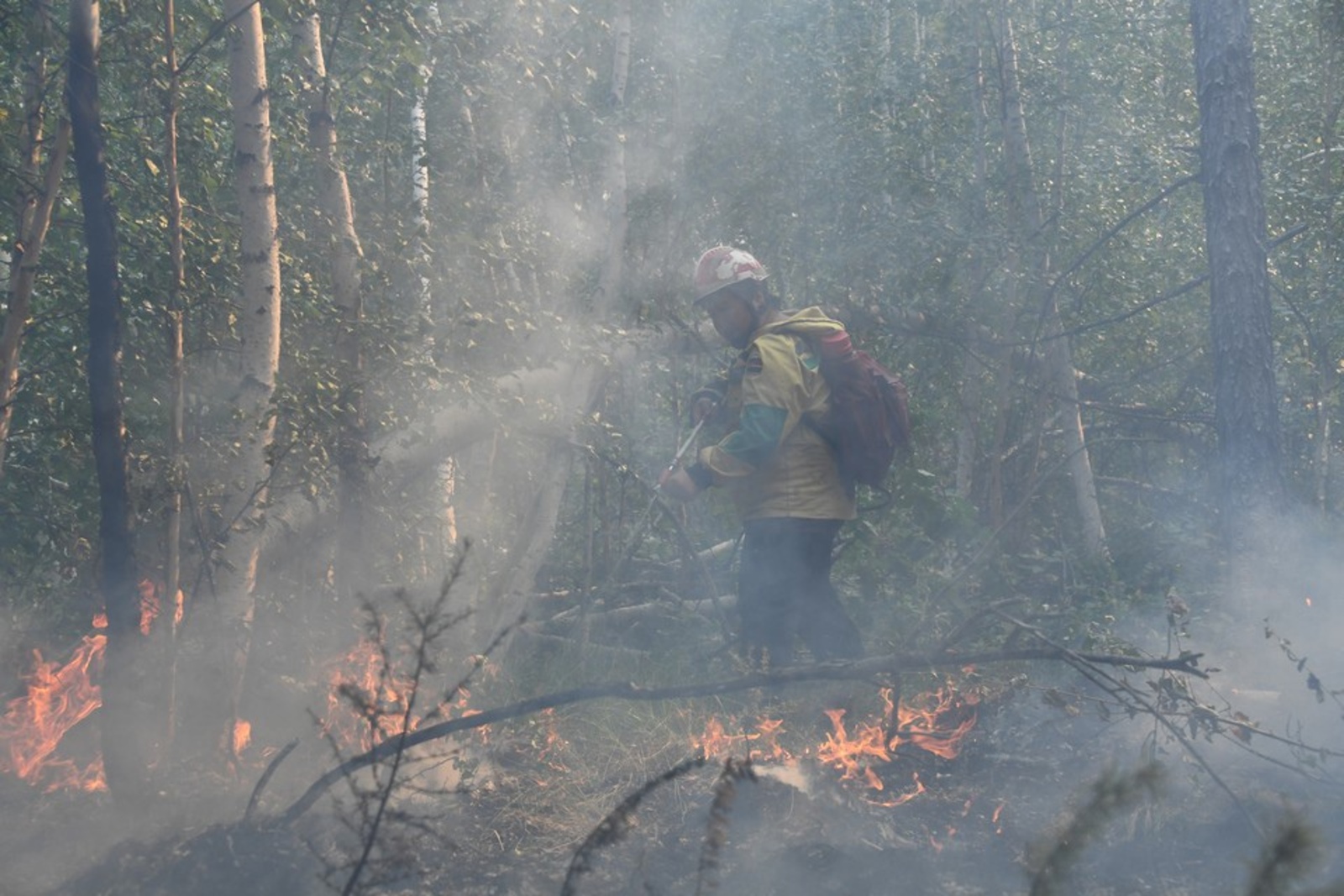 В Башкортостане продолжают бушевать еще 11 лесных пожаров на площади более 447 Га