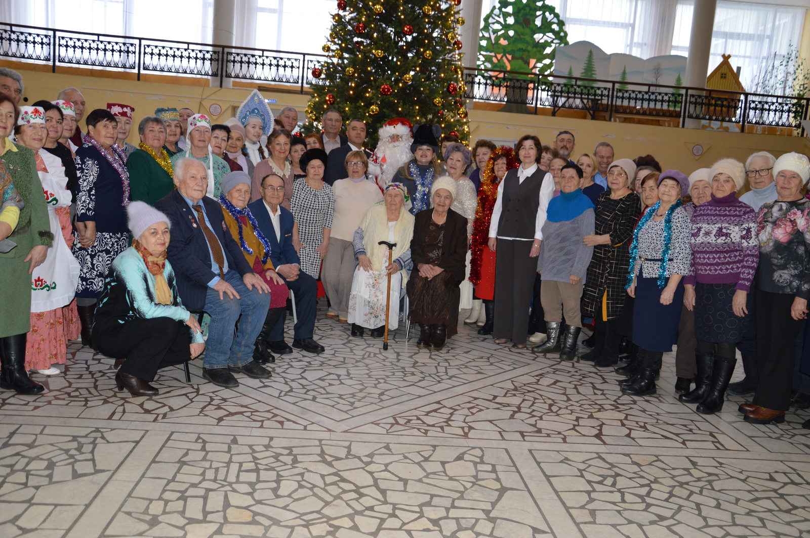 На ветеранской елке