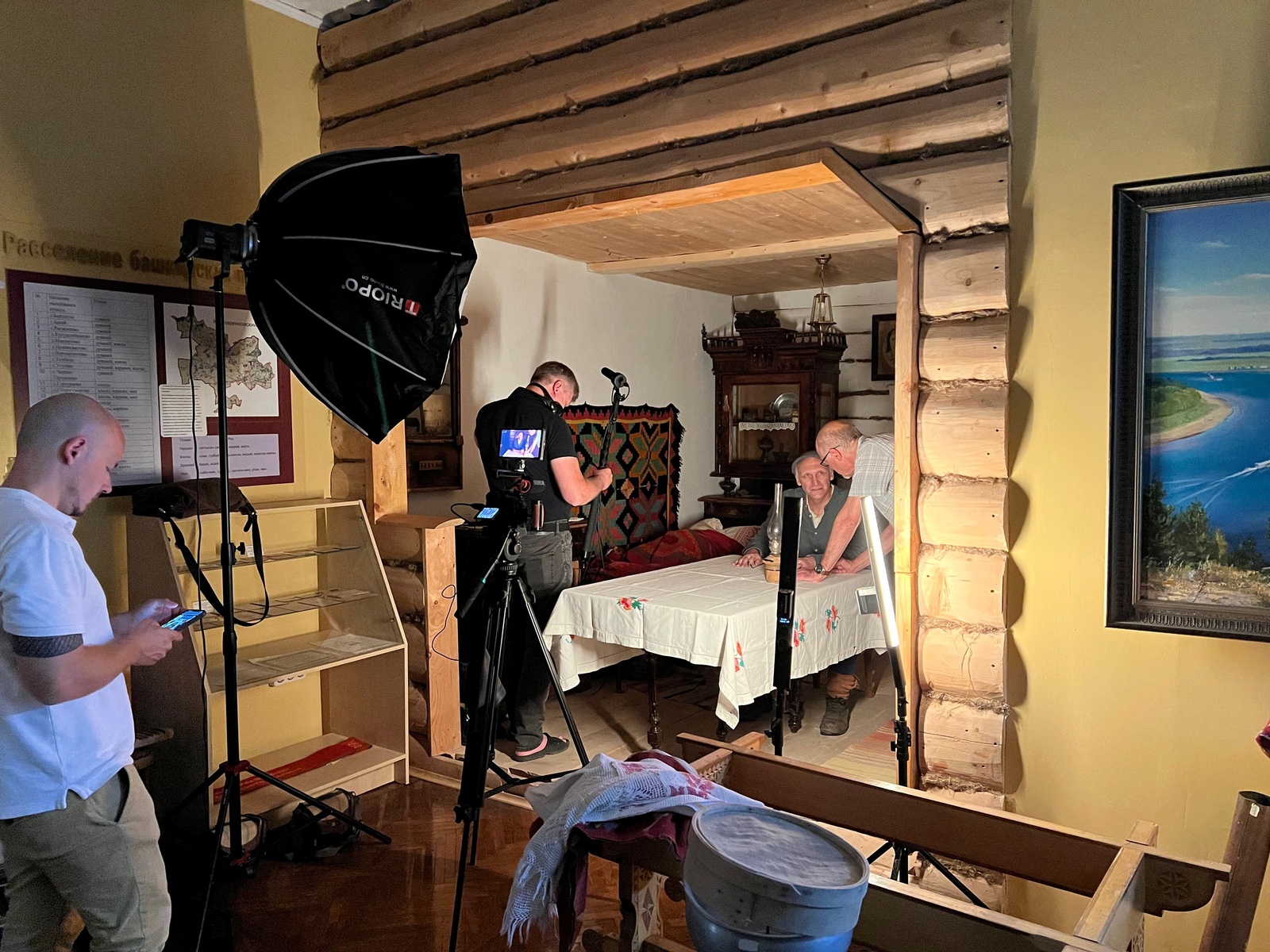 В селе Кушнаренково начались съемки художественно-документального фильма