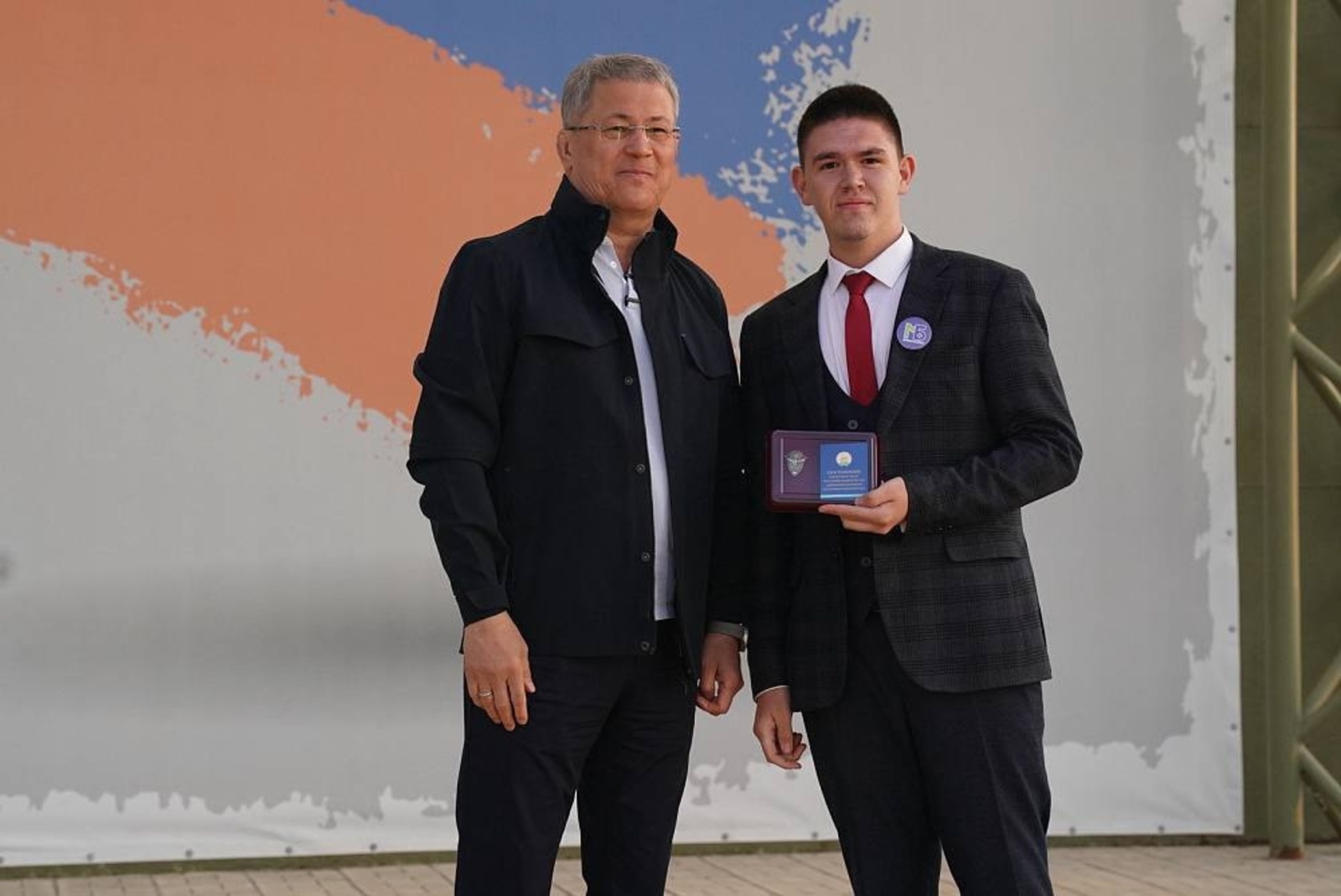 Первый обладатель знака «Доброволец Республики Башкортостан» Азамат Хайретдинов