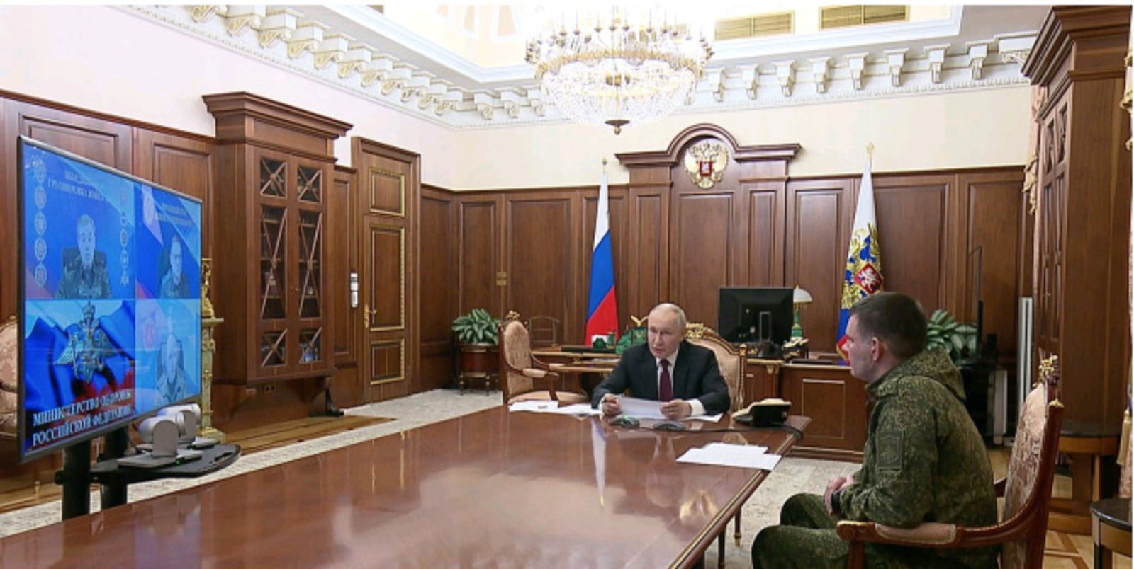 Совещание о ситуации в зоне специальной военной операции