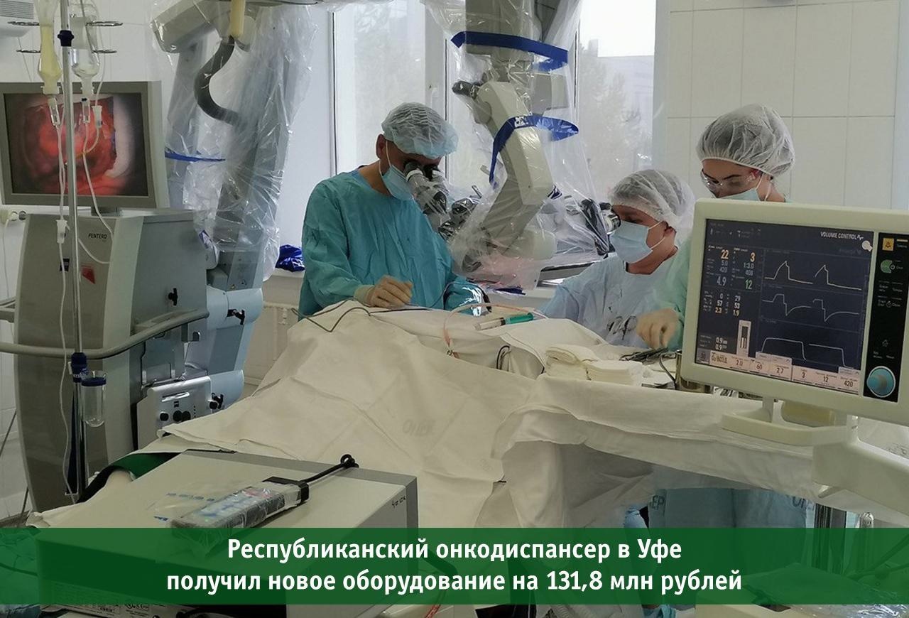 Республиканский клинический онкодиспансер получил современное медицинское оборудование на 131,8 млн рублей.