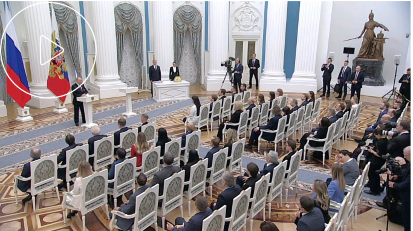 Вручение премий Президента в области науки и инноваций для молодых учёных