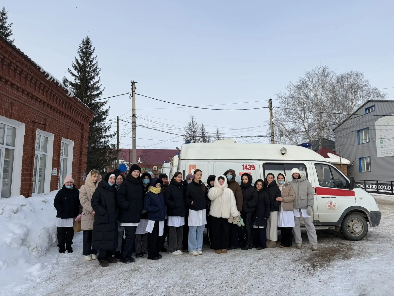 Будущие медики на передовой