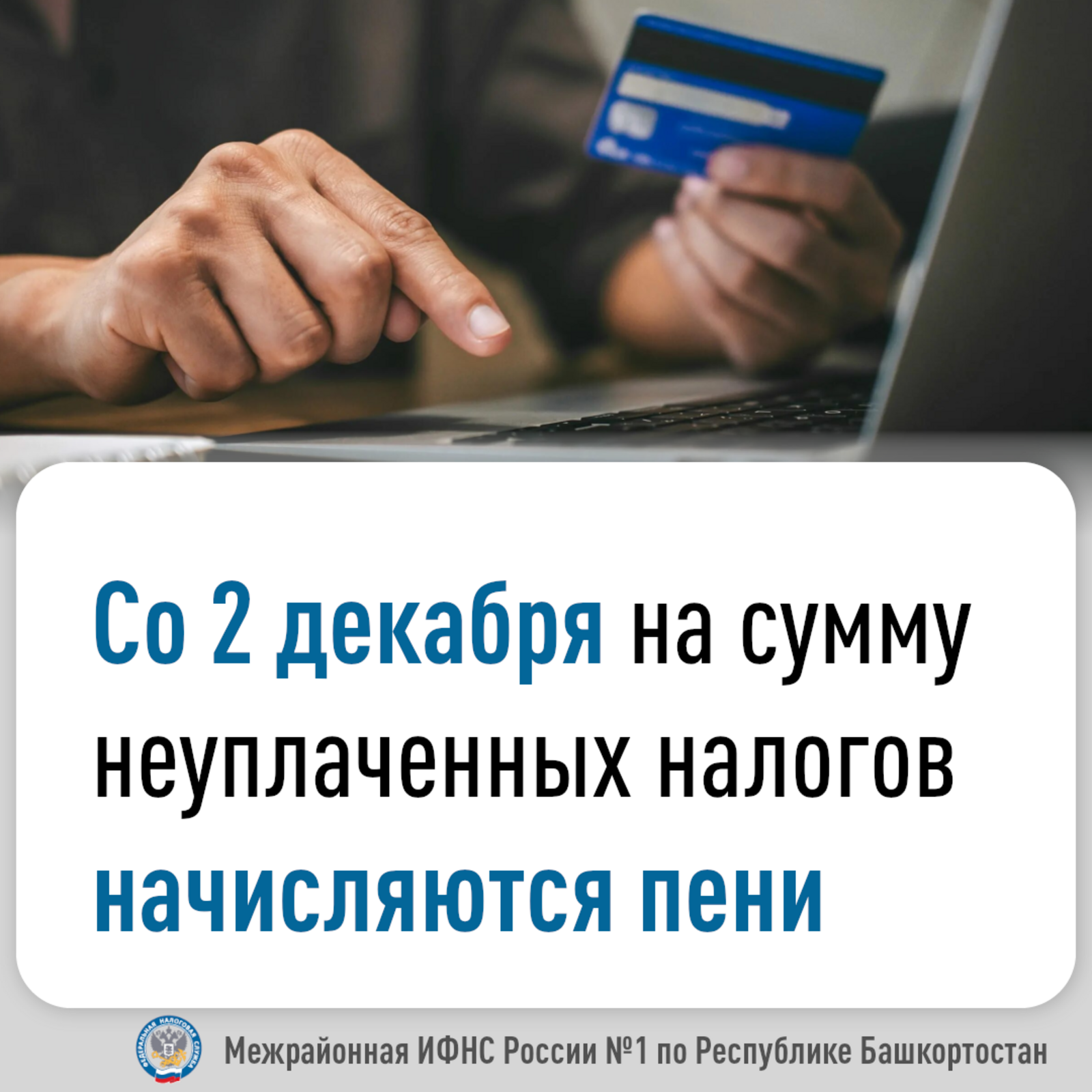 Со 2 декабря на сумму неуплаченных налогов начисляются пени